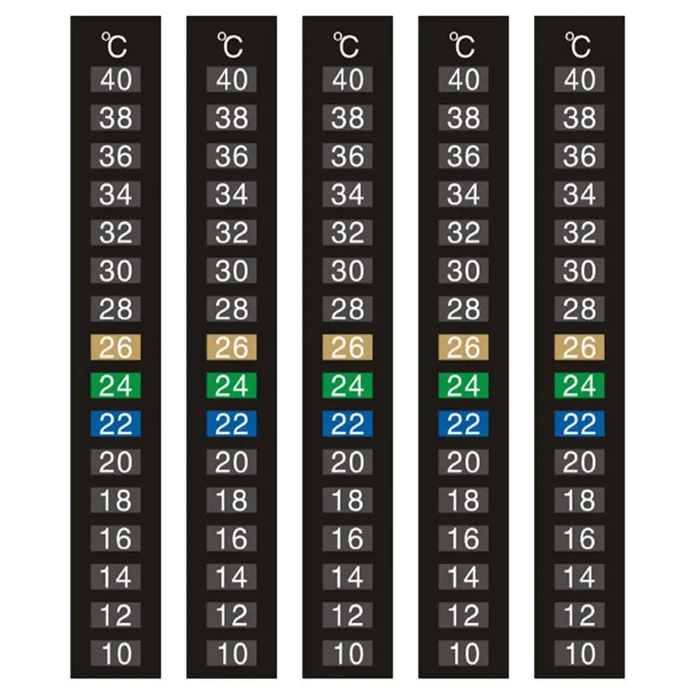 Discoloration Thermometer Stick-on Aquarium Temperature Measurement Temperature Tools Fish Temperature Aquarium