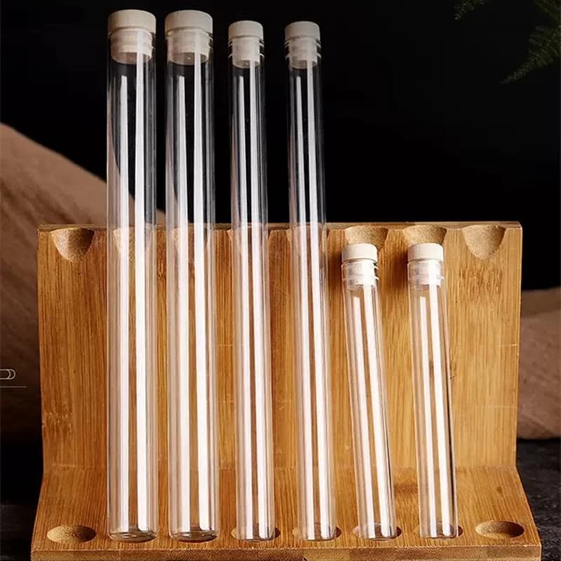 10 pezzi in acrilico trasparente tubo di incenso in plastica barile di incenso trasparente joss bastoncini scatola di immagazzinaggio contenitore organizzatore domestico