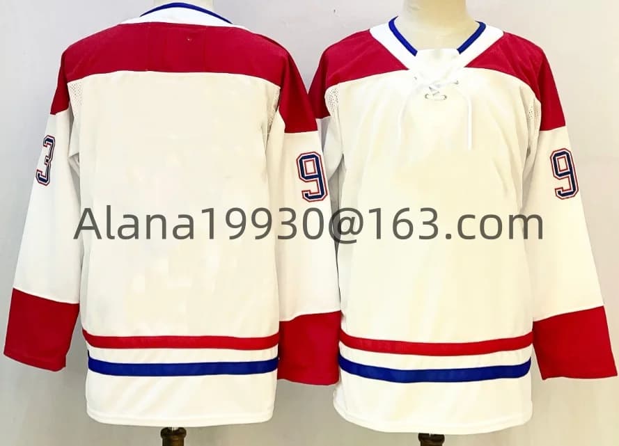 Maglia cucita nuovo stile personalizzata Ivan Demidov Hutson Nick Suzuki maglie rosso bianco