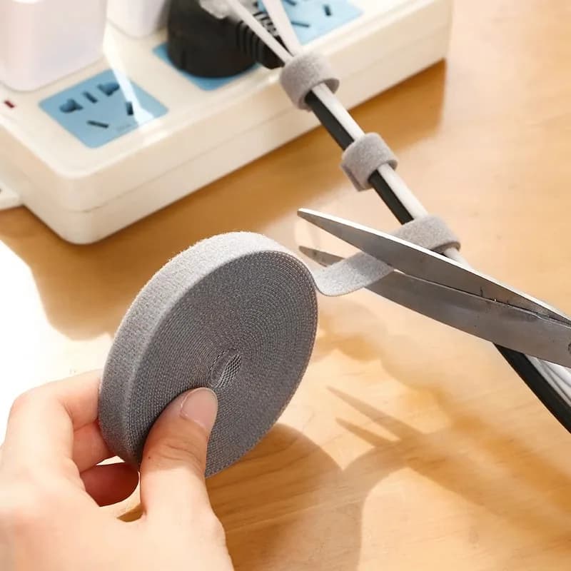 Organizzatore per Cavi Dati con Velcro Speciale, Fascette per Cavi Computer, Cinghia Fissaggio Cavi Desktop