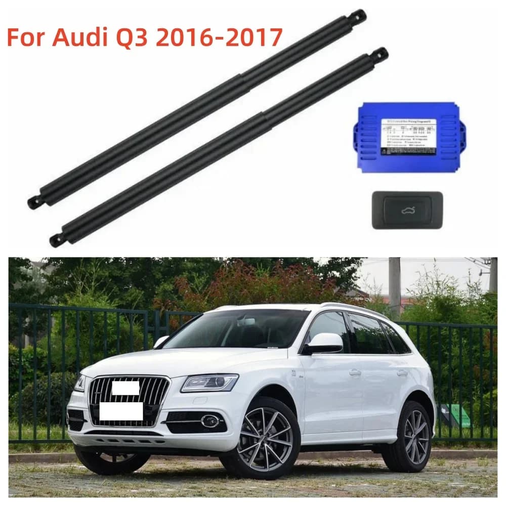 Portellone elettrico intelligente Sollevatore bagagliaio a doppia leva per Audi Q3 Forniture per auto Blocco di aspirazione elettrico Aggiornamento bagagliaio posteriore Ricambi auto