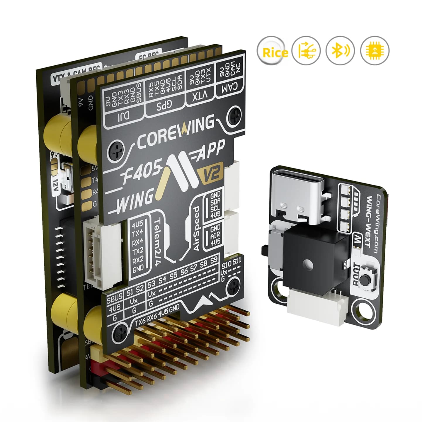 CSKY SpeedyBee F405 WING MINI Controller di Volo per Ala Fissa 2-6S LiPo per Aeromodelli RC e Droni