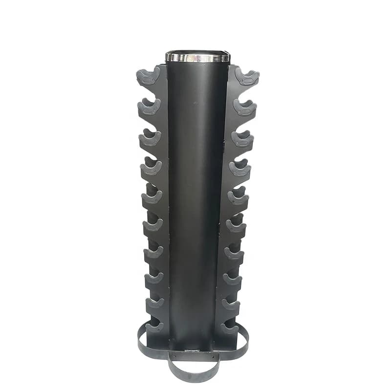 Commercial dumbbell storage rack with barbell for hot seller of vertical fitness equipment