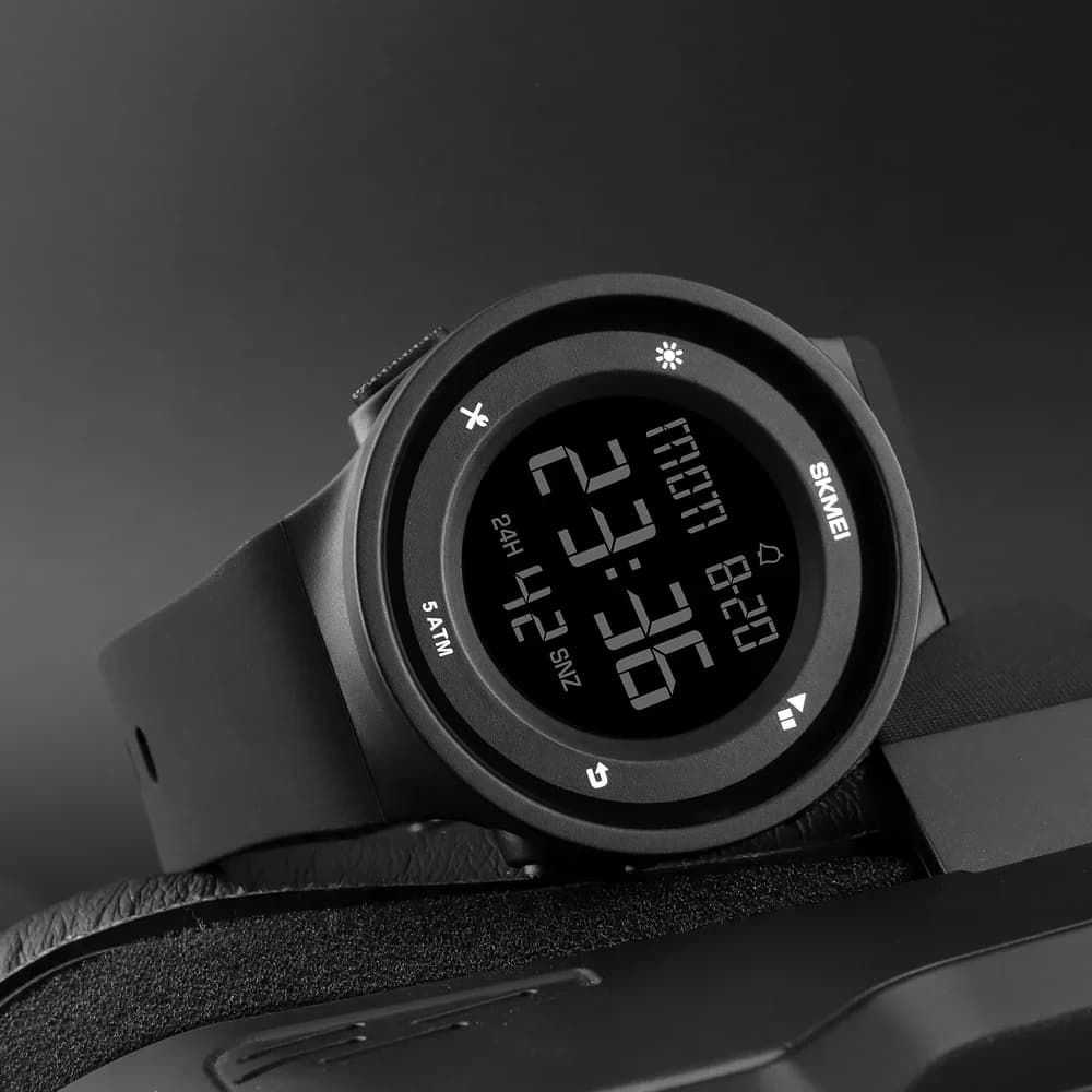 SKMEI 1445 Watches reloj hombre Comfortable Digital Men's Watch 2 Times Waterproof Man Women's Wristwatches