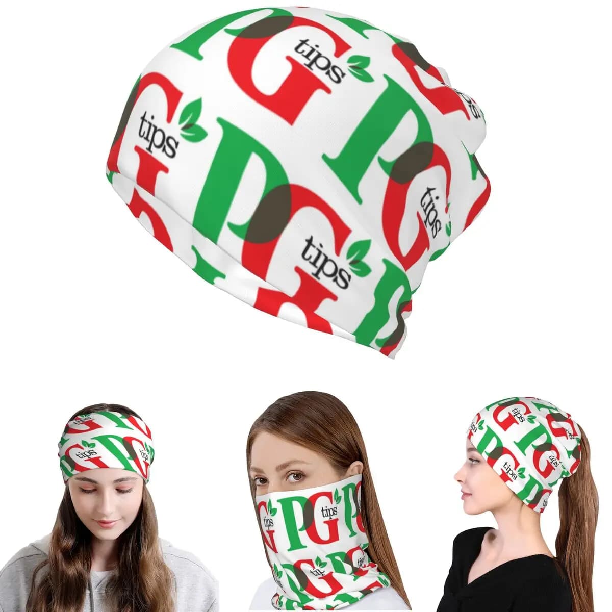PG Tips Bandana Neck Cover Face Scarf Warm Headwear Beanies Hat Unisex Adult All Season