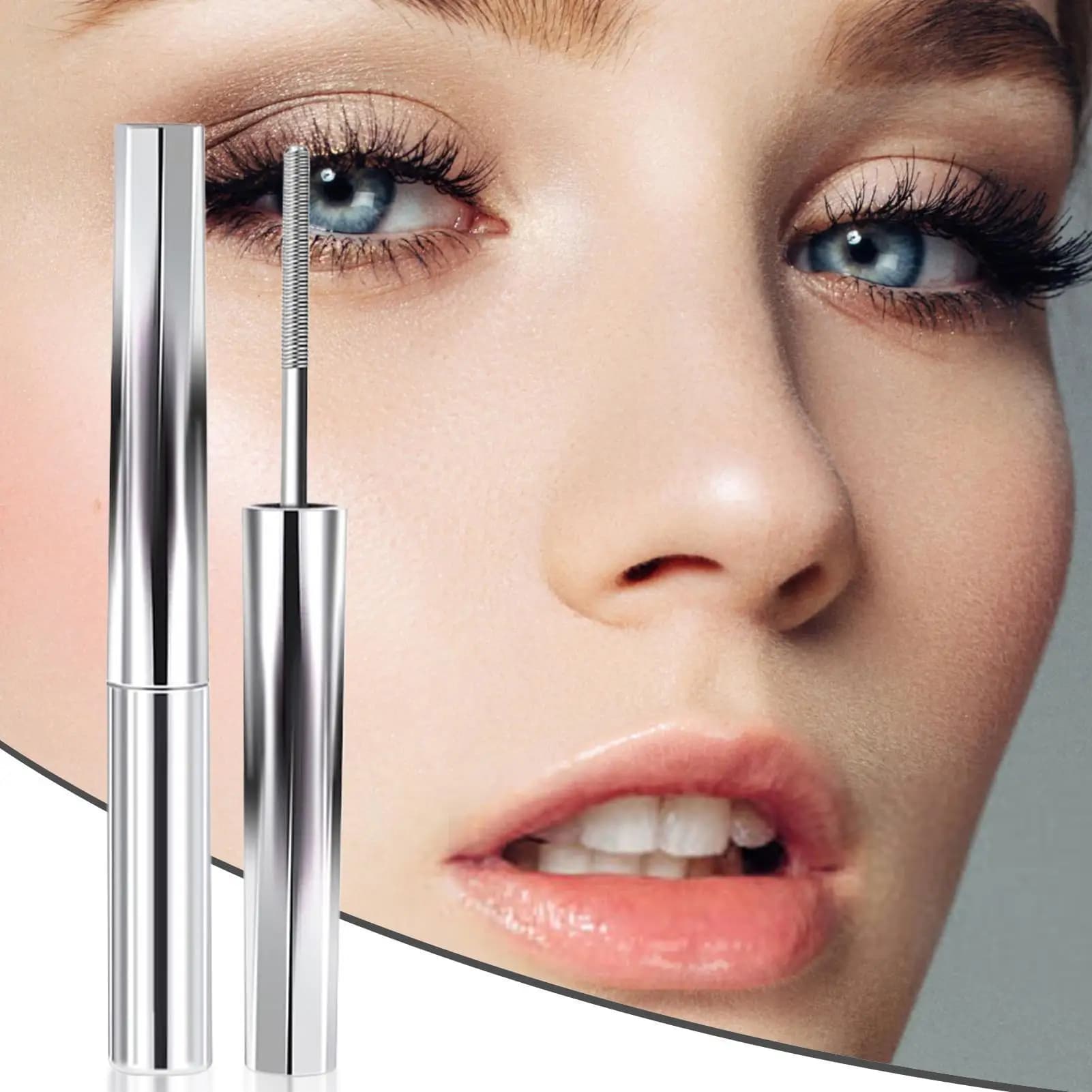 mascara with black metal wand Waterproof Metal Mascara Extensions long curled lashes for incredible volumizing and light eyelashes