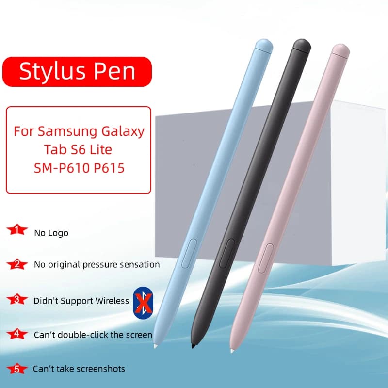 Penna stilo touch screen senza wireless per tablet Samsung Galaxy Tab S6 Lite SM-P610 P615