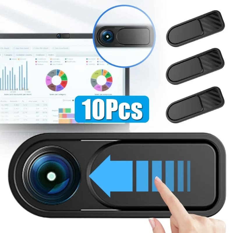 Camera Cover Slide Ultra-Thin Webcam Cover for Computer MacBook Tablet Smartphone Laptop Lens Cover Visual Privacy Protector