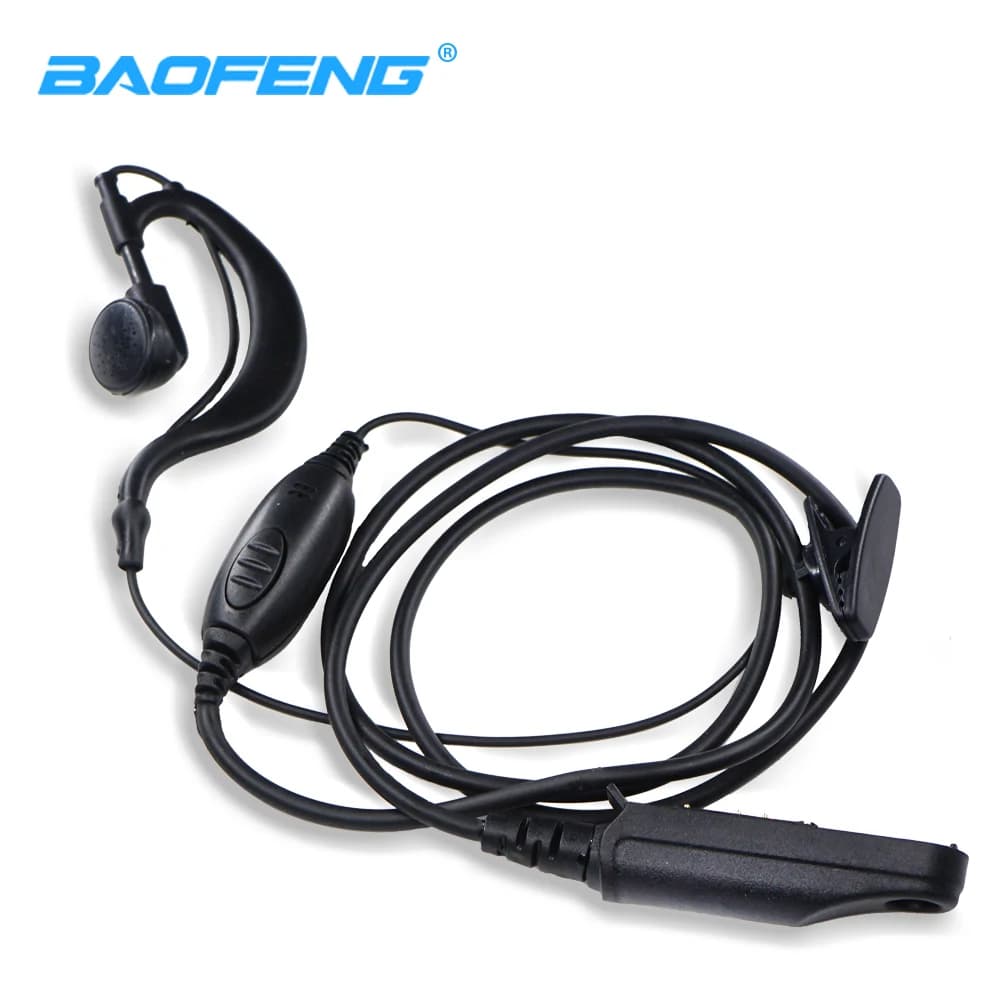 Baofeng UV-9R Plus Cuffie impermeabili adatte per UV-9RPlus UV-XR A-58 GT-3WP Walkie Talkie impermeabile Auricolare radio Auricolare