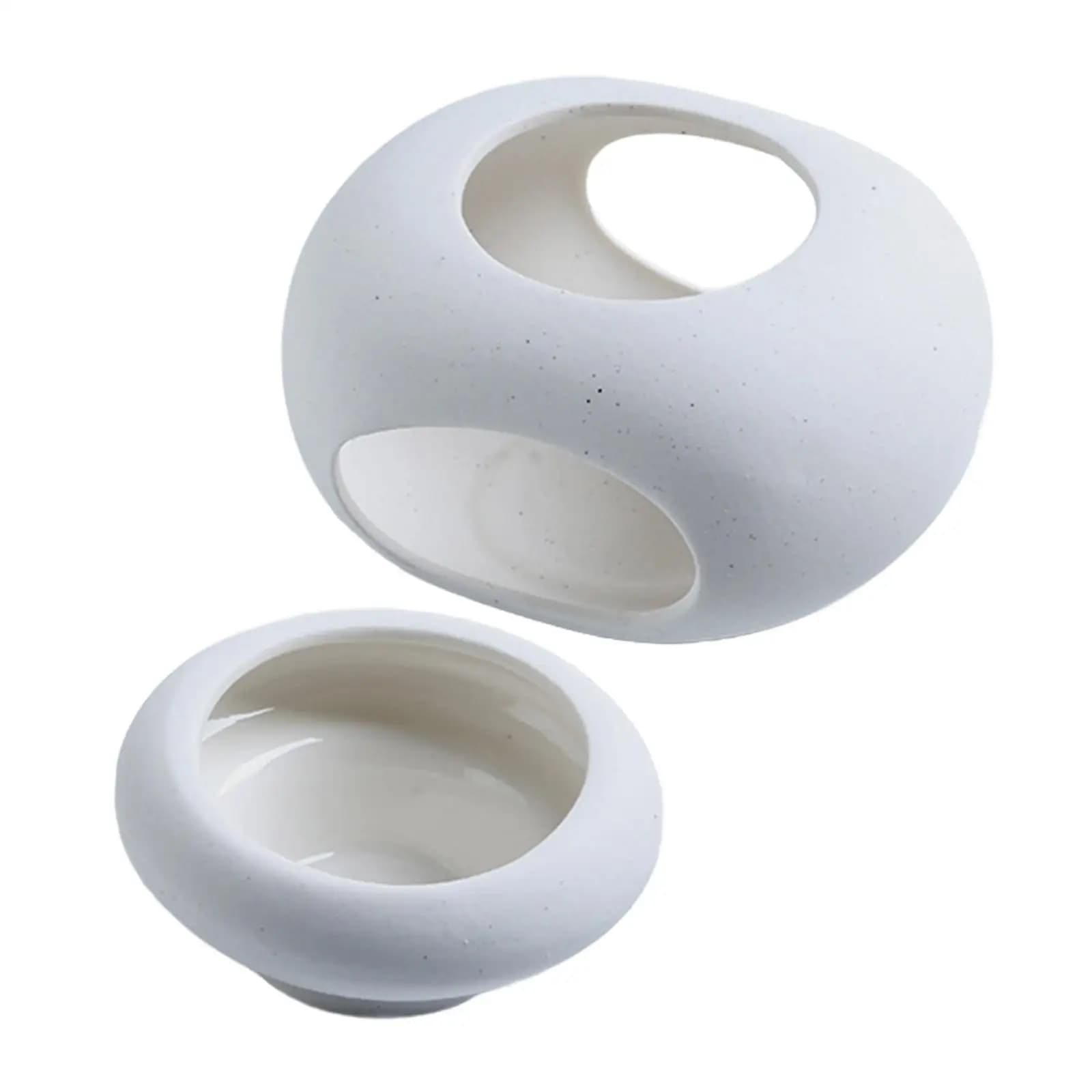 Bruciatore di Oli Essenziali e Scaldacera da Tavolo, Diffusore di Oli Essenziali Decorativo con Portacandele Tealight per Ufficio