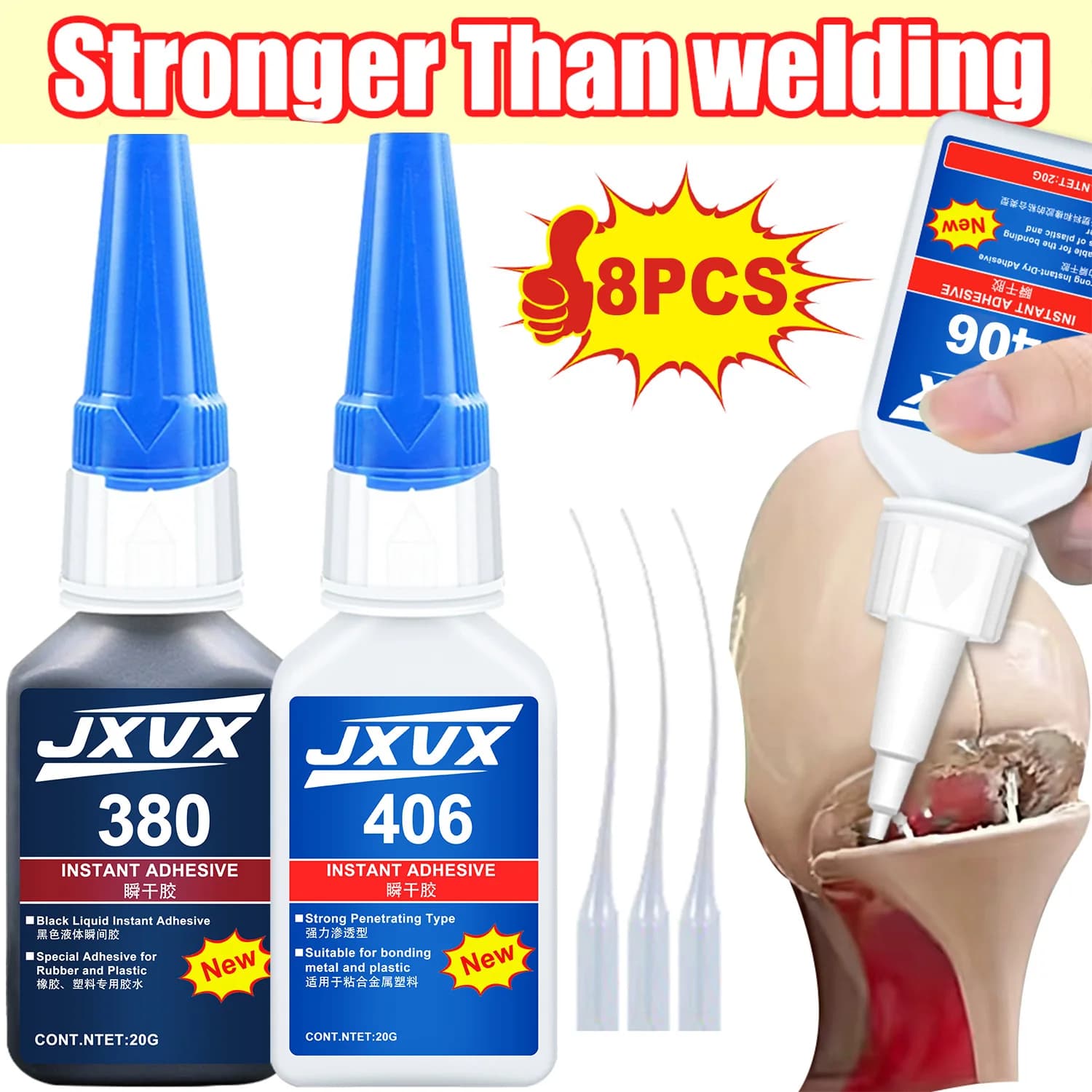 0.7oz Super Strong Shoe Glue 414/380 Waterproof Shoe Sole Repair Thick Glue Super Strong - Durable Sealant for Crack Filling, Black Repair Paste for Rubber Materials.