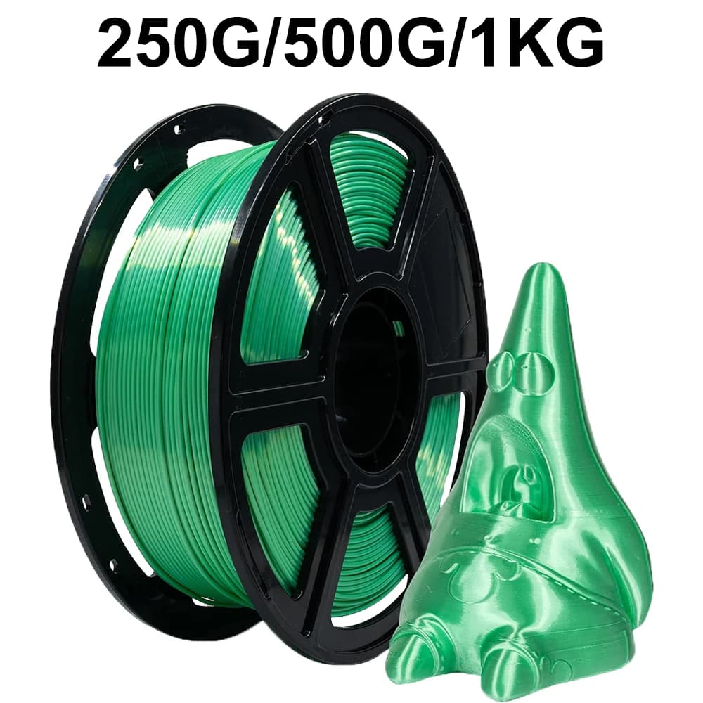 250g 500g 1Kg 3D Printer Filament PLA Silk Green 1.75mm For 3D Printer Material Filament wire Vacuum Packaging
