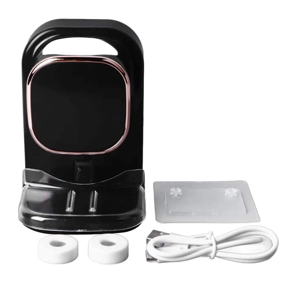 PS, PC, ABS Toothpaste Dispenser USB Powered Easy Install Toothpaste Squeezer White Black Green Automatic Toothbrush Holder