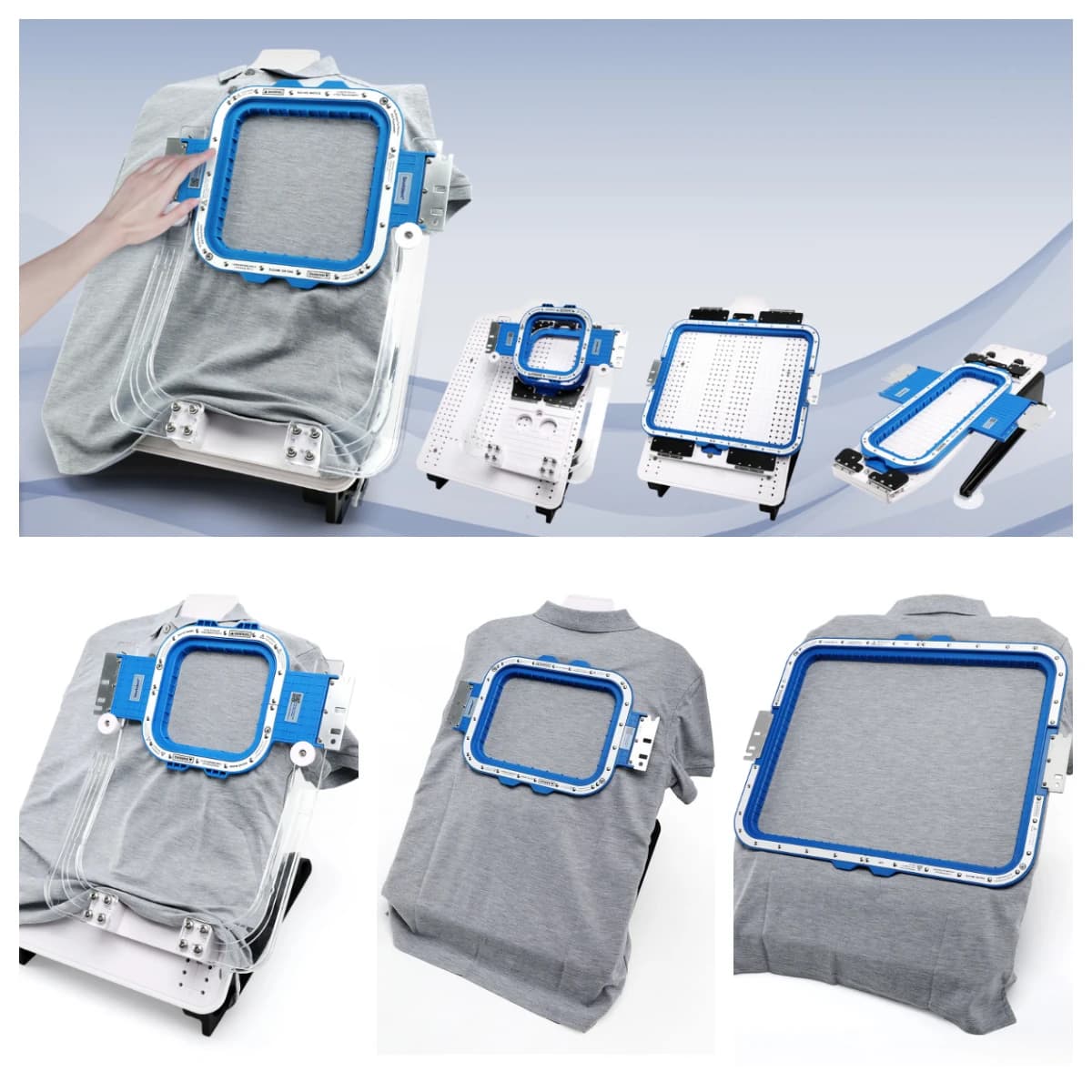 Hooping Station Kit Hooping Aids fit for Smartstitch S-1001/S-1201/S-1501/S-1501 Ultra/S-1501 Plus/S1502 embroidery Machine