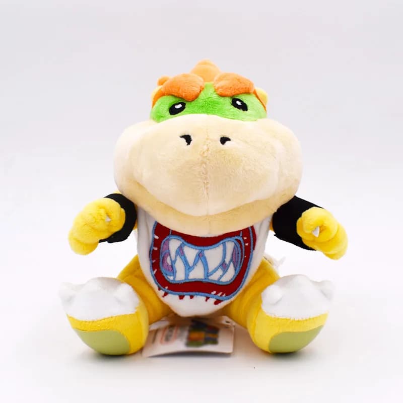 Peluche del Drago di Fuoco Bowser di Super Mario Bros, 18cm, Giocattolo Animato da Collezione