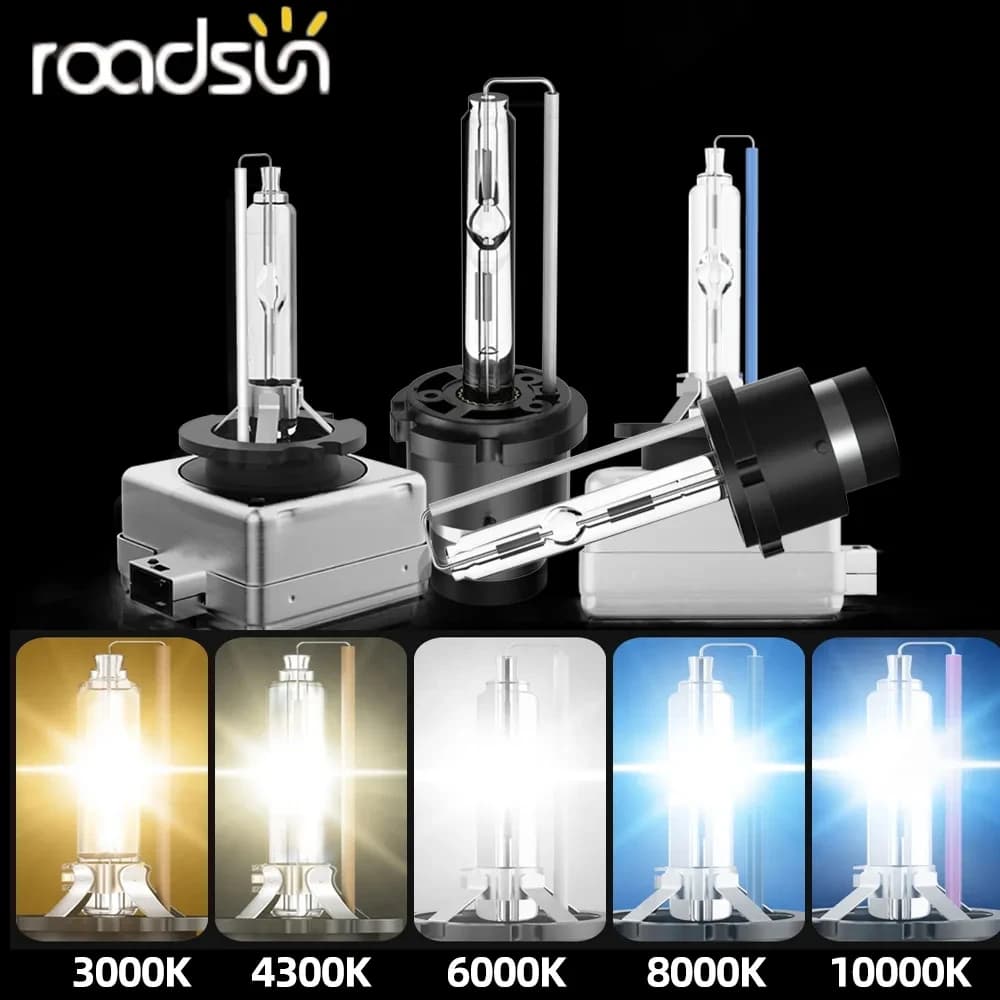 Radsun 2 pezzi D1S D2S D3S D4S fari allo xeno HID lampadine per auto 35W D1 D2 D3 D4 faro 4300K 6000K 8000K 12000K lampada automatica 12V