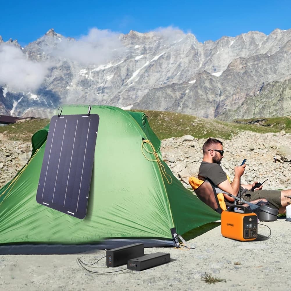 Kit pannello solare da 12 W con regolatore di carica solare Kit di ricarica batteria per auto solare Caricabatteria da pannello solare per camper Ventole Barche
