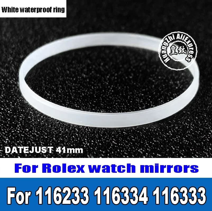 116233 116334 116333 For Rolex DATEJUST 41mm white dial waterproof ring sealing ring man's watch bezel waterproof ring white