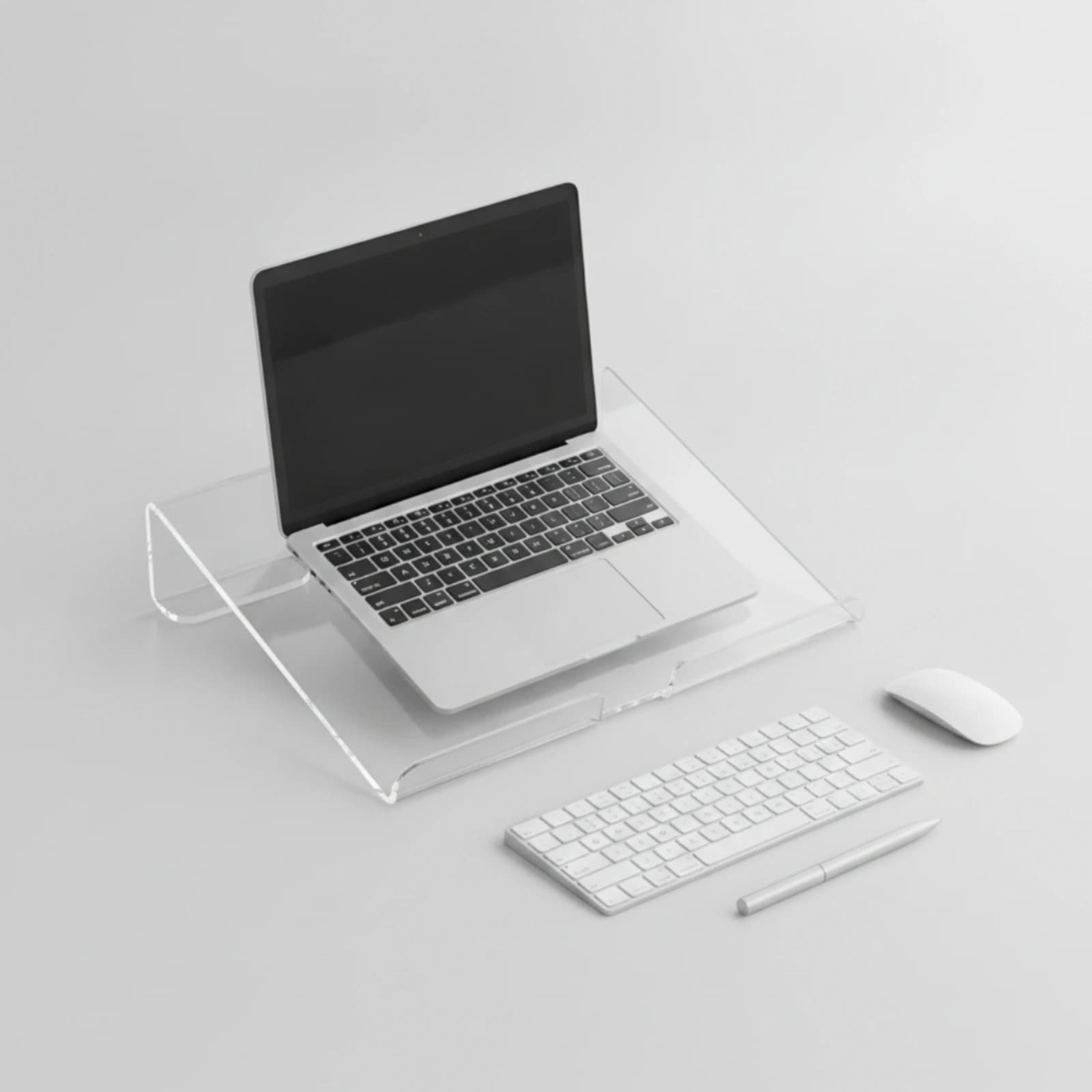 Laptop Stand Ergonomic Laptop Riser Notebook Stand Angled Shelf Ventilated for Professionals, Office, Study