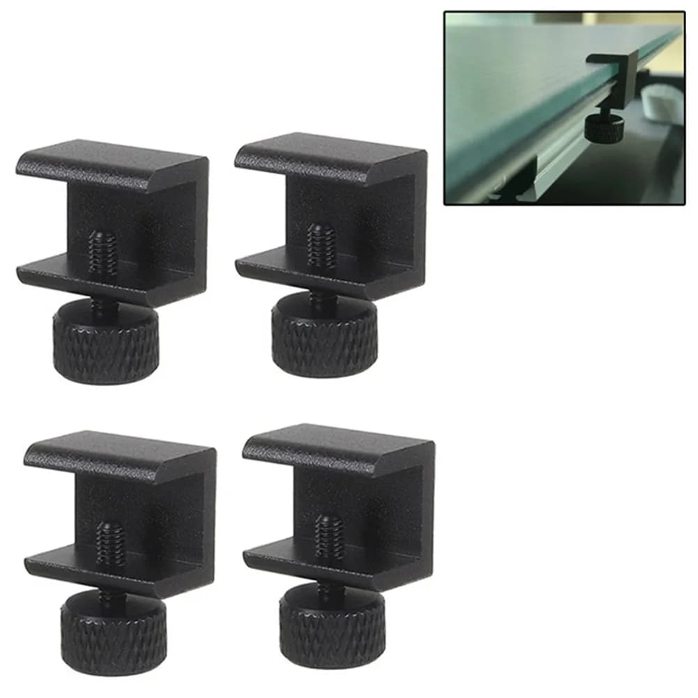 Morsetto per letto regolabile in alluminio da 4 pezzi 3 morsetto per letto termico per piattaforma di costruzione 3d-printer Hotbed Build Platform fermo