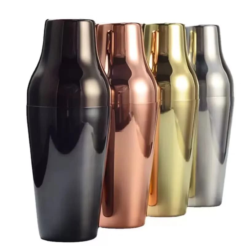 Shaker da cocktail Boston Bar in acciaio inossidabile da 650 ml Strumento da bar classico ed elegante per cocktail Shaker da bar