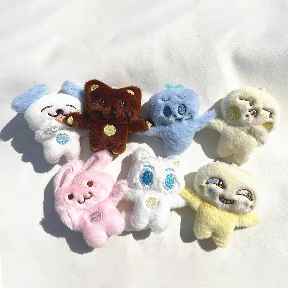 10 CM KPOP Haechan Jaemin Animali Del Fumetto Peluche Portachiavi Jeno Renjun Simpatico Orso di Peluche Volpe Bambola Borsa Chiave Ciondolo Ventole Regali