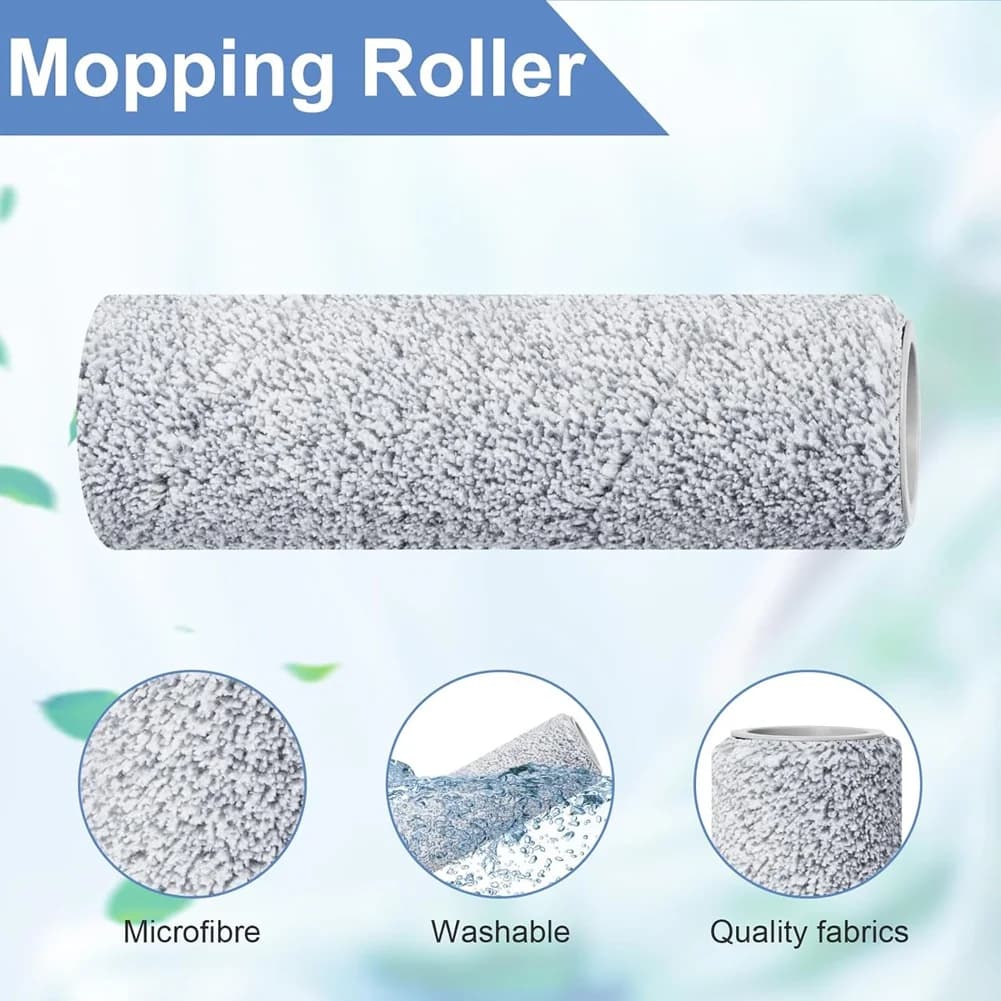 A005-Robot Vacuum Replacement Parts, Main Brush, Mopping Roller, Side Brushes Accessories Kit For ECOVACS DEEBOT X9 PRO Omni