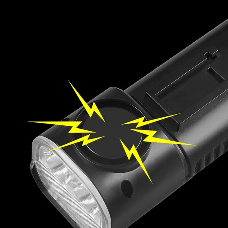 XFDE Fari per bicicletta Illuminazione luminosa per esterni Torcia per guida notturna, Abbigliamento da equitazione antipioggia per clacson per mountain bike