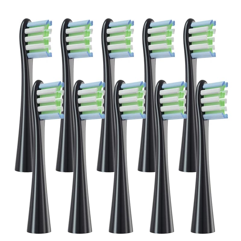 Electric toothbrush heads for Oclean, with toilet plugs, vacuum packed. For all models Oclean x pro Elite, X, X Pro, Flow, F1, Air 2