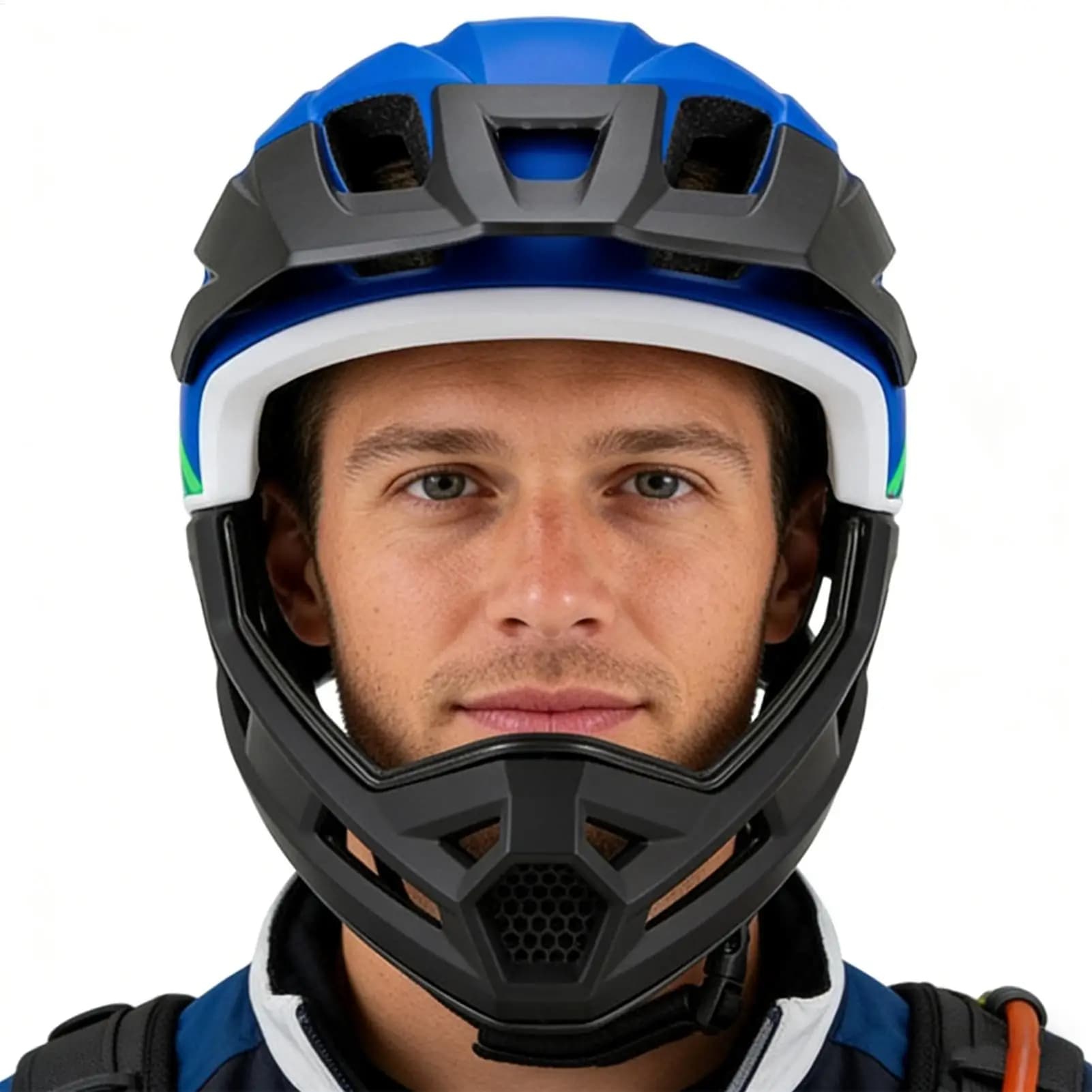 Casco da bici integrale Copri testa da ciclismo Casco da ciclismo leggero per bicicletta Motocross Moto Scooter Mountain Racing