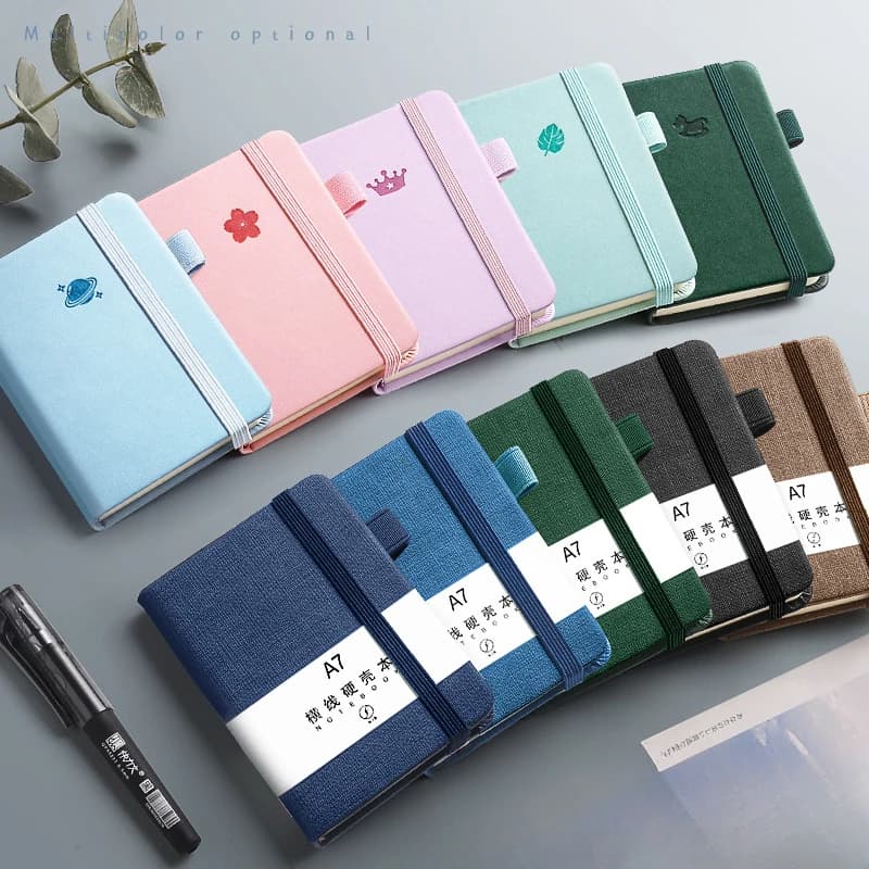 A7 Forniture per la scuola e l'ufficio Agenda Organizzatore Memo Diario portatile Planner Quaderno per schizzi Mini taccuino Tascabile Blocco note Ritorno a scuola