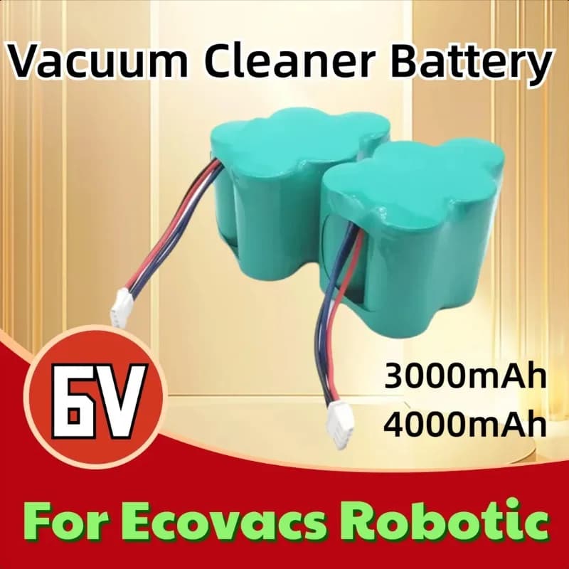 New 6V for Ecovacs Robotic Vacuum Cleaner Battery