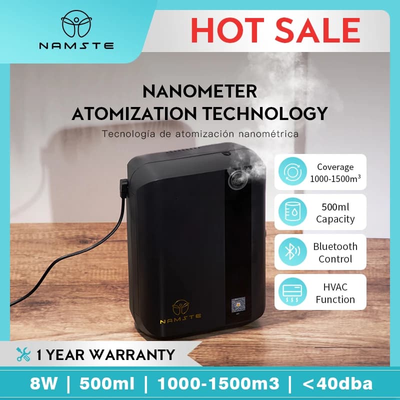 NAMSTE 1000m essential oils diffuser with aromatherapy diffuser for domestic use aromatherapy machine for commercial diffuser hotel