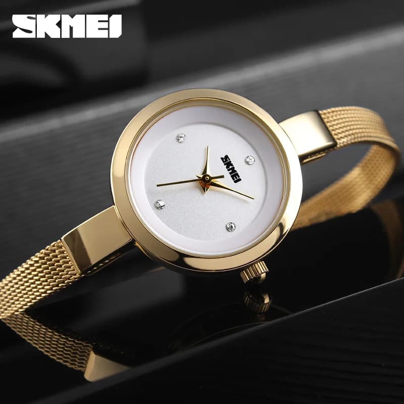 SKMEI 1390 Luxury Girl Wrist Watch Elegant Women's Sport Quartz Watch Waterproof for Women Dress Lady Clock Montre Femme