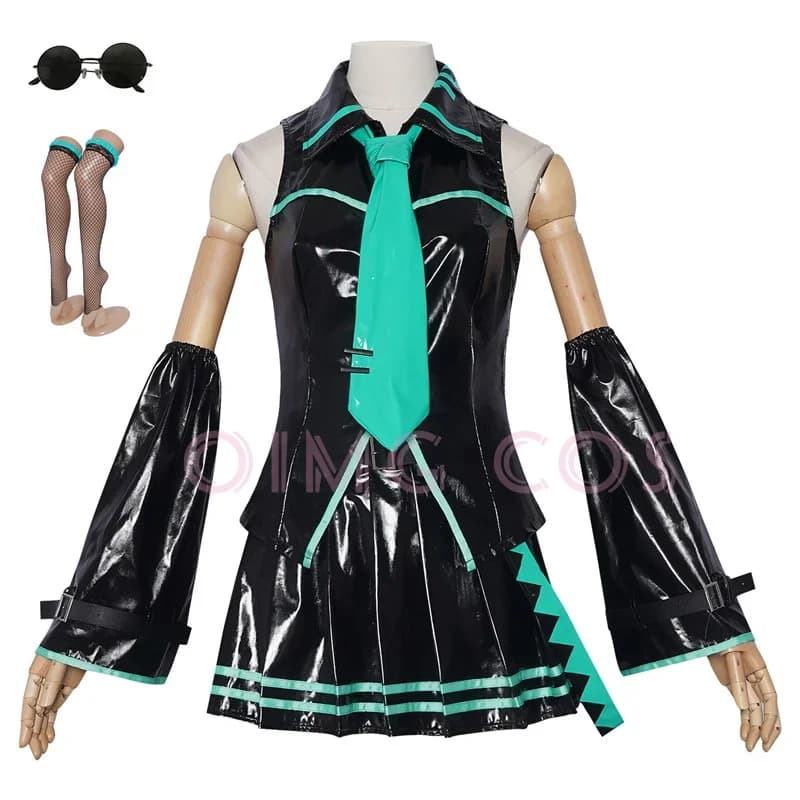 Costume da Cameriera Mikuu per Cosplay, Uniforme Anime per Giochi di Ruolo, Feste e Halloween
