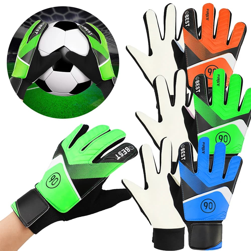 Guanto da portiere per bambini guanti da portiere in lattice protezione da calcio adulti guanti da calcio antiscivolo per adolescenti portiere di calcio