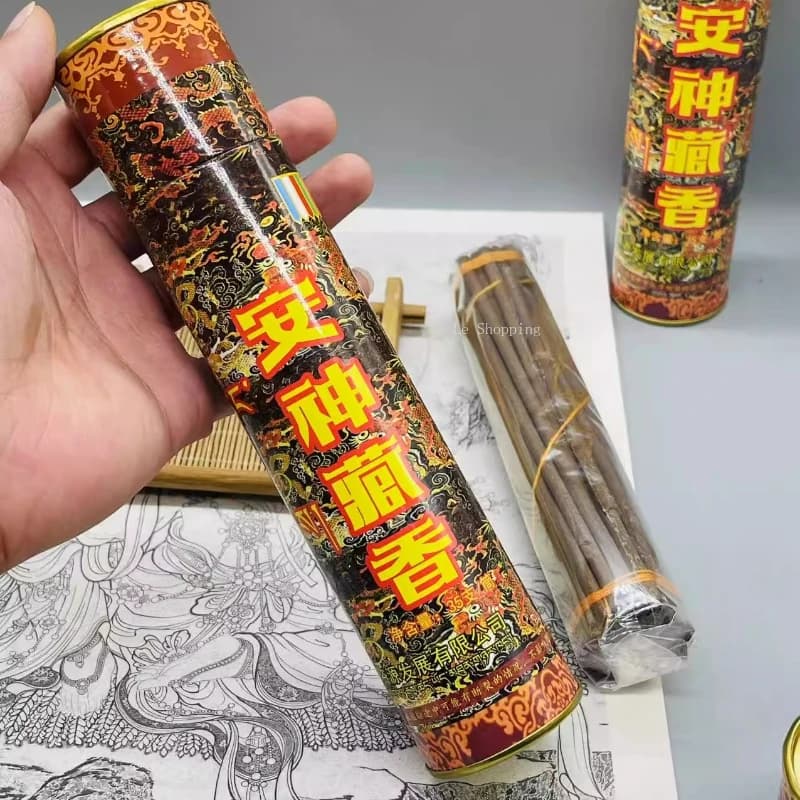 Bastoncini di incenso fatti a mano Incenso tibetano naturale Calmante per interni Mente Aiuta il sonno Purificare l'aria Spirito rilassante Joss Stick