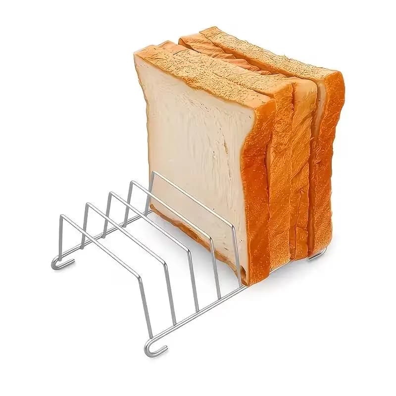 Porta toast in acciaio inossidabile – Raffreddamento e servizio multi-scomparto per prodotti da forno, uso domestico e ristorazione