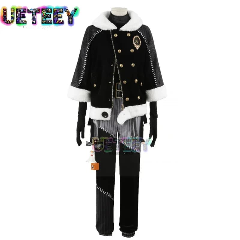 UETEEY COS Twisted Wonderland Christmas Cater Cosplay Costume Custom Made Halloween Costume Custom Size