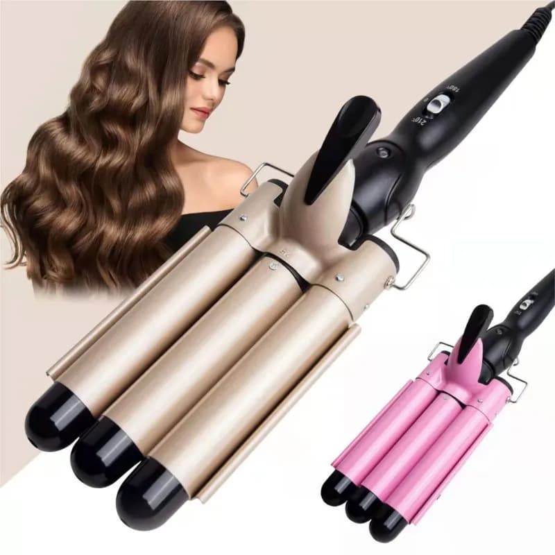 110 V-220 V Korean Style Egg Roll Hair Stick Water Ripple Wave Bubble Noodle Egg Roll Bastone Pigro Curling Artefact Large Roll Steak