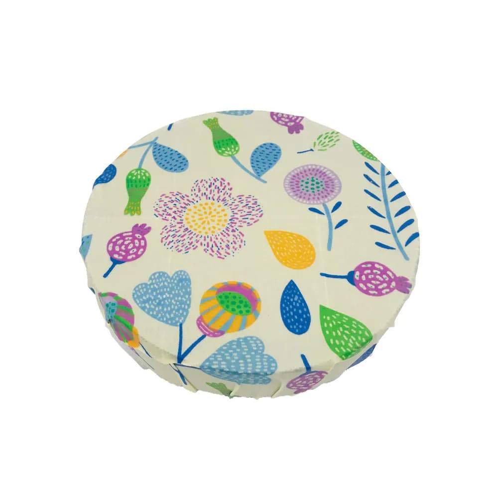 3pcs Beeswax Food Wraps Reusable Kitchen Accessories Preservation Cloths Covers Fruit Cheese Bread Storage Solutions