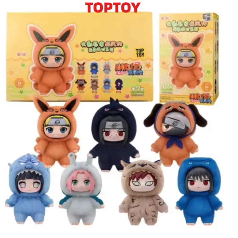 TOPTOY Scatola cieca originale Eaki Naruto Disponibile Naruto Shippuden Party Doll Scatola cieca Giocattoli Simpatici giocattoli pendenti Regali di compleanno per bambini