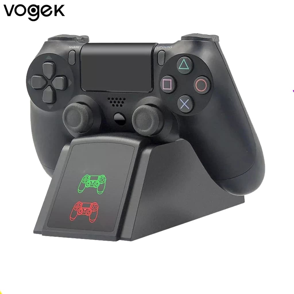 Caricabatterie per Controller PS4 Dual USB Fast Charging Dock Station per Sony Playstation 4 PS4/PS4 Slim/ PS4 Pro Gamepad maniglia di gioco