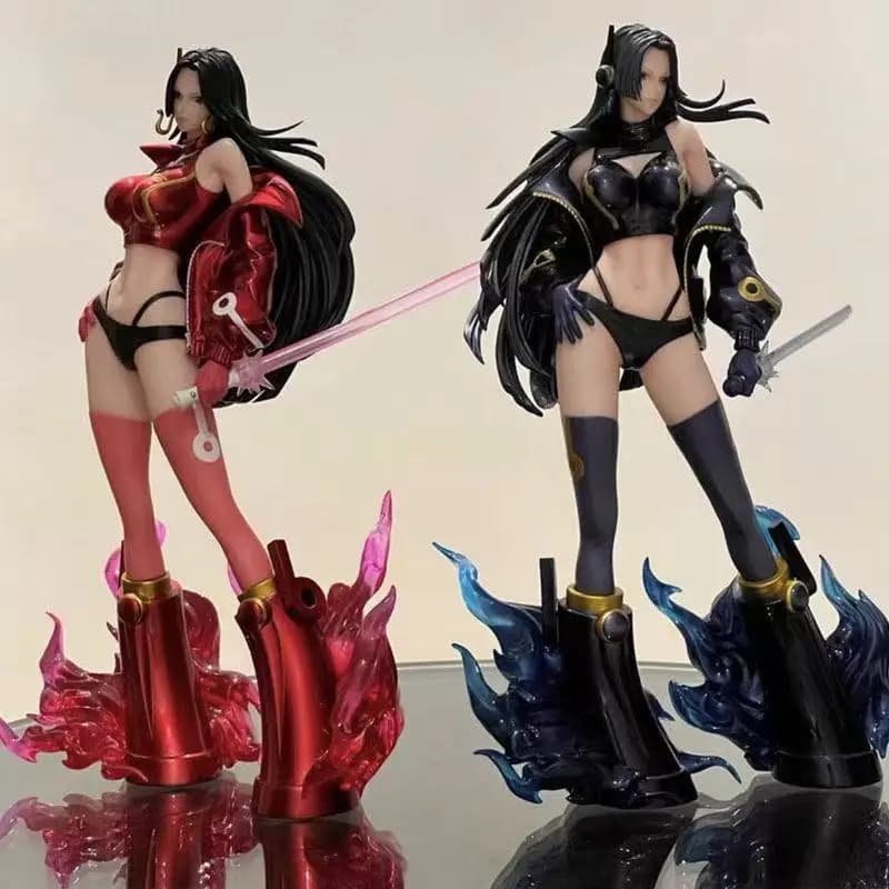 Disponibile - Action Figure One Piece 27cm - Boa Hancock Two Color Battle GK Girl PVC Anime Toy Modello da Collezione per Fan di Giochi e Regalo