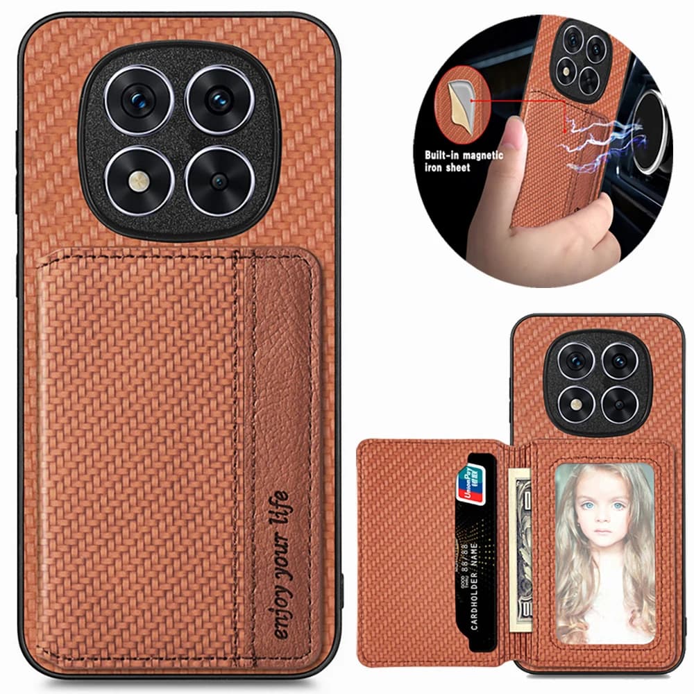 Custodia a Portafoglio in Pelle RFID per Poco X8 Pro Max 5G, Cover Posteriore Magnetica per Xiaomi Poco F8 Ultra X8 M8 M7 X7 F7 Pro, Funda per Mi F7 X7 M8