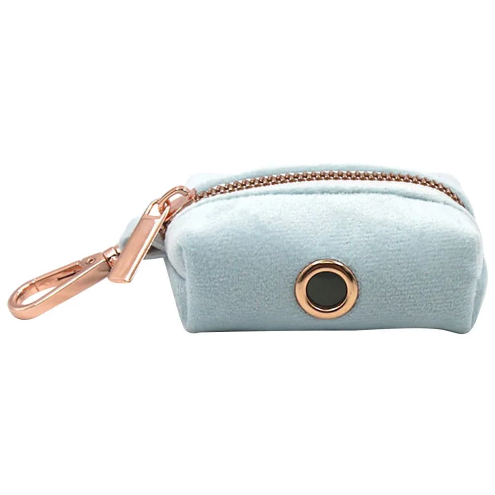 Contenitore Premium per Sacchetti Igienici con Chiusura a Fibbia, Porta Sacchetti Portatile Compatto da Appendere per Guinzaglio, Pettorina, Cintura, Passeggiate all'Aperto