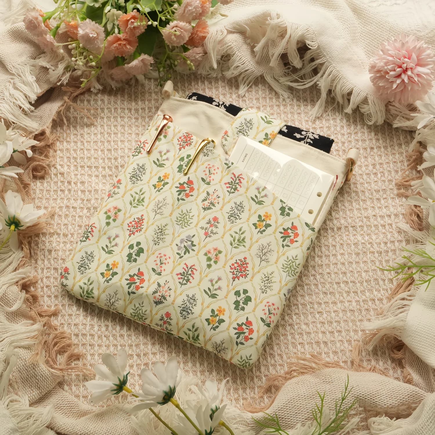 Organizer multifunzionale per cancelleria e libri Fromthenon, borsa organizer per cellulare, per quaderni formato A5, regalo per gli amici