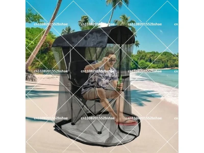 Outdoor Swing Chair Mosquito Net Canopy for Garden Patio Fishing Sun Shade Easy Setup
