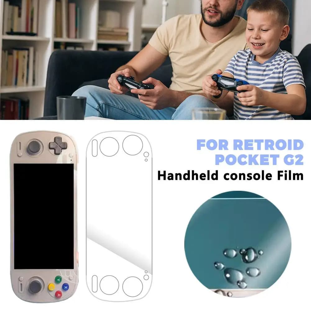 Per Retroid Pocket G2 Pellicola protettiva per schermo per console portatile Pellicola protettiva per schermo Nano HD trasparente antigraffio