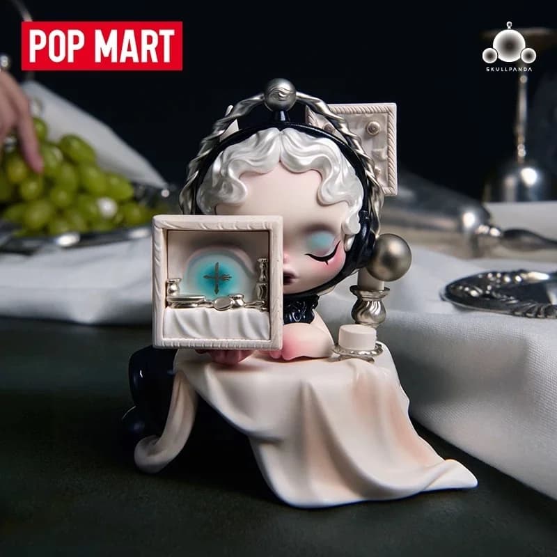 POPMART Originale SKULLPANDA The Feast Begins Series Blind Box Busta a Sorpresa Giocattoli Originali Bambola Statuetta Anime Carina Ornamenti Regalo di Natale